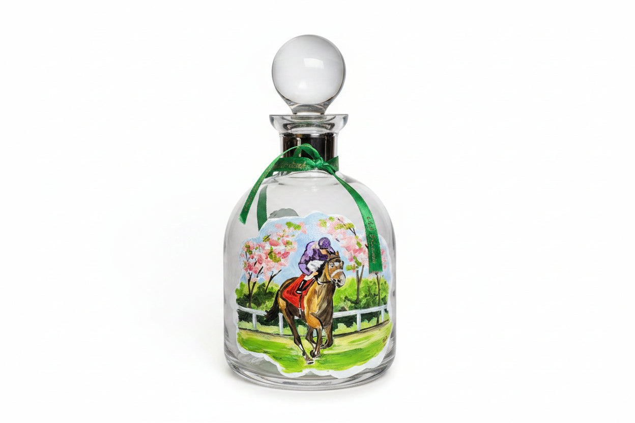 Hand Painted Decanter