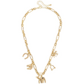 Wild Again Saddles Equestrian Charm Necklace