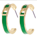 Wild Again Lyra Linked Hoop Earrings