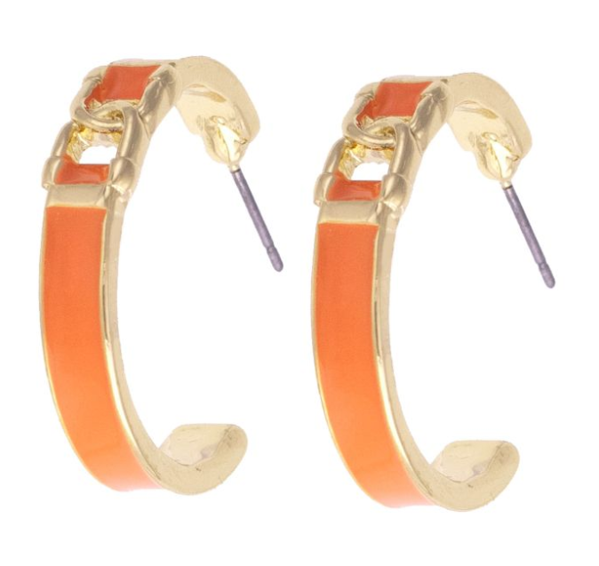 Wild Again Lyra Linked Hoop Earrings