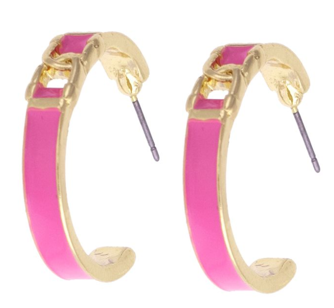 Wild Again Lyra Linked Hoop Earrings