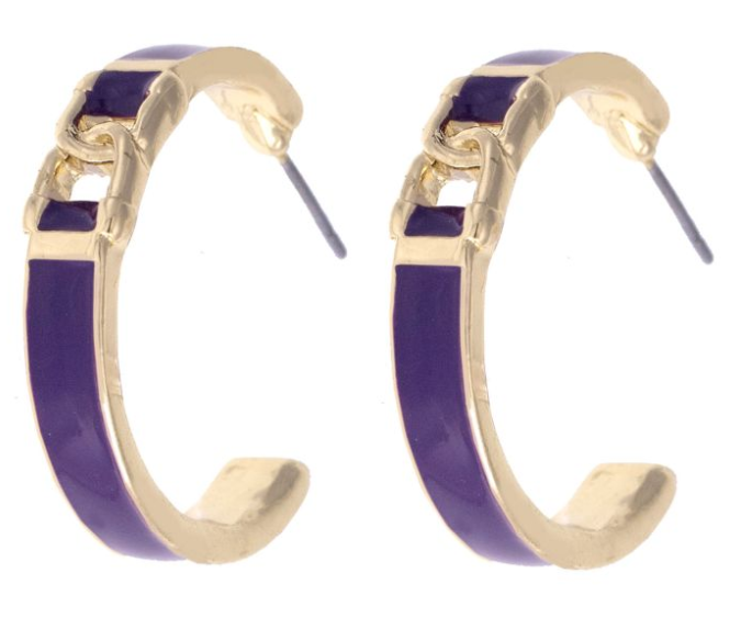 Wild Again Lyra Linked Hoop Earrings
