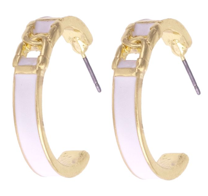 Wild Again Lyra Linked Hoop Earrings
