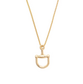 Wild Again Cinnamon Horsebit Necklace
