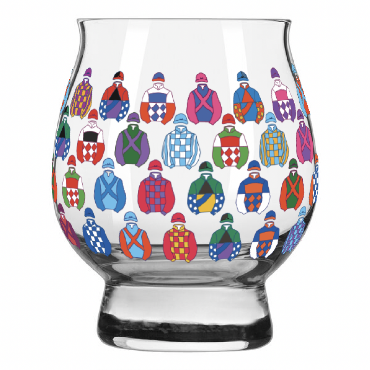 Jockey Silks Tasting Glass