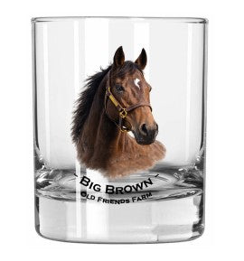 "Big Brown" Rocks Glass